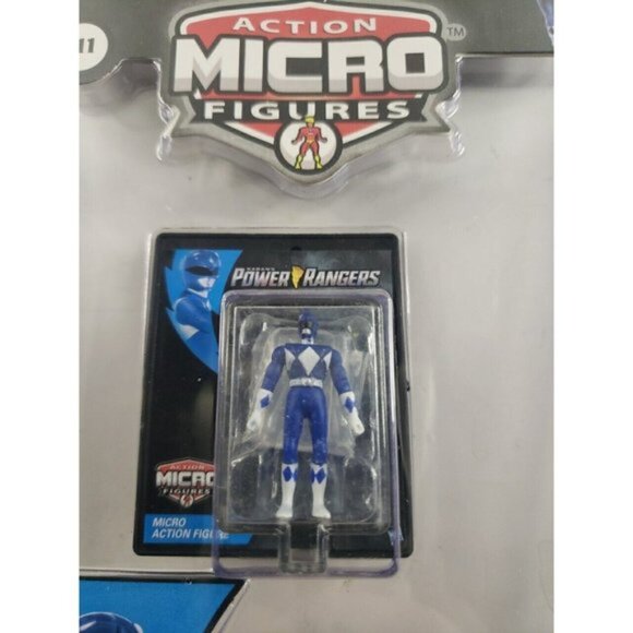 World's Smallest - Micro Action Figure - Saban's Power Rangers Blue Ranger - Picture 2 of 3